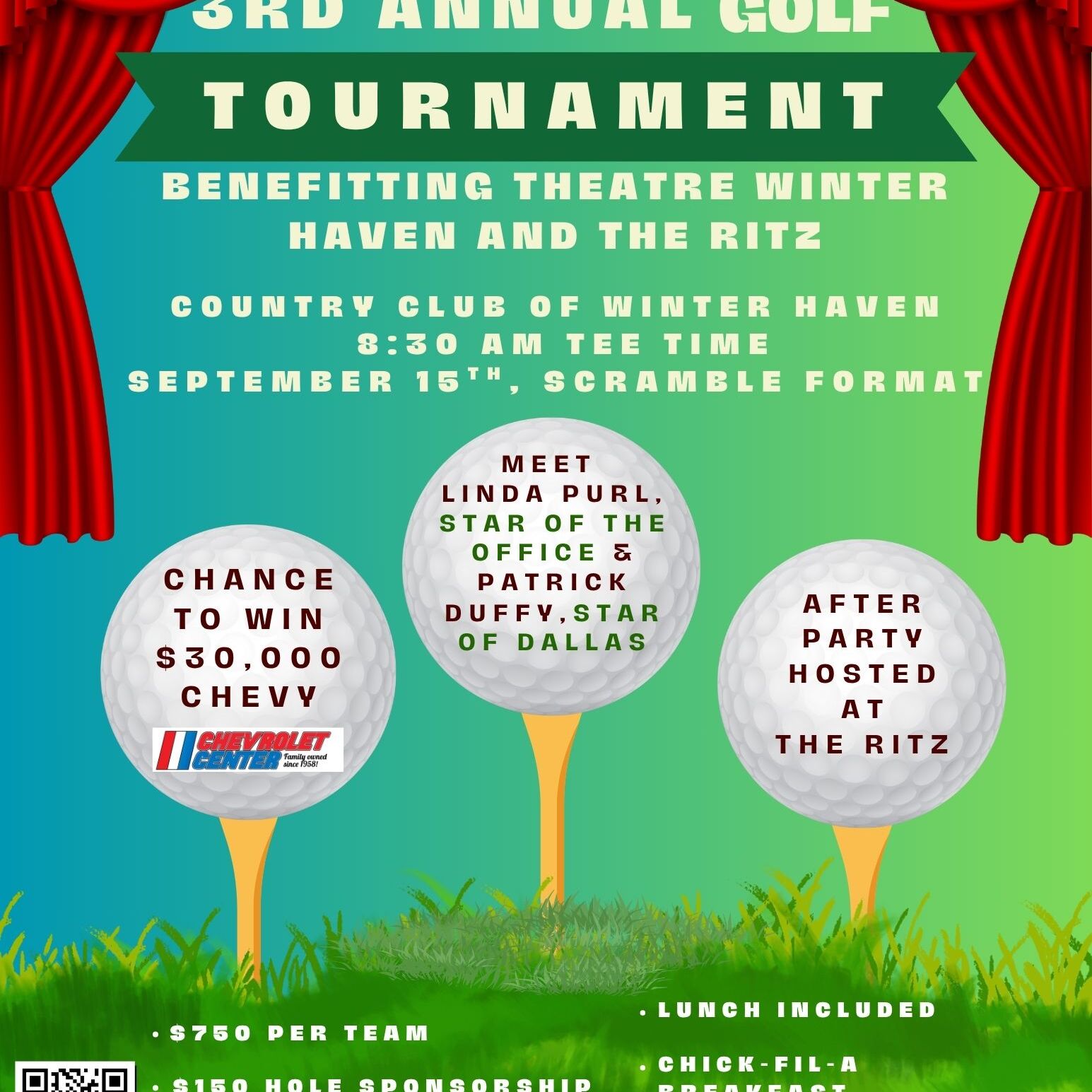 3rd Annual Theatre Golf Tournament - logo